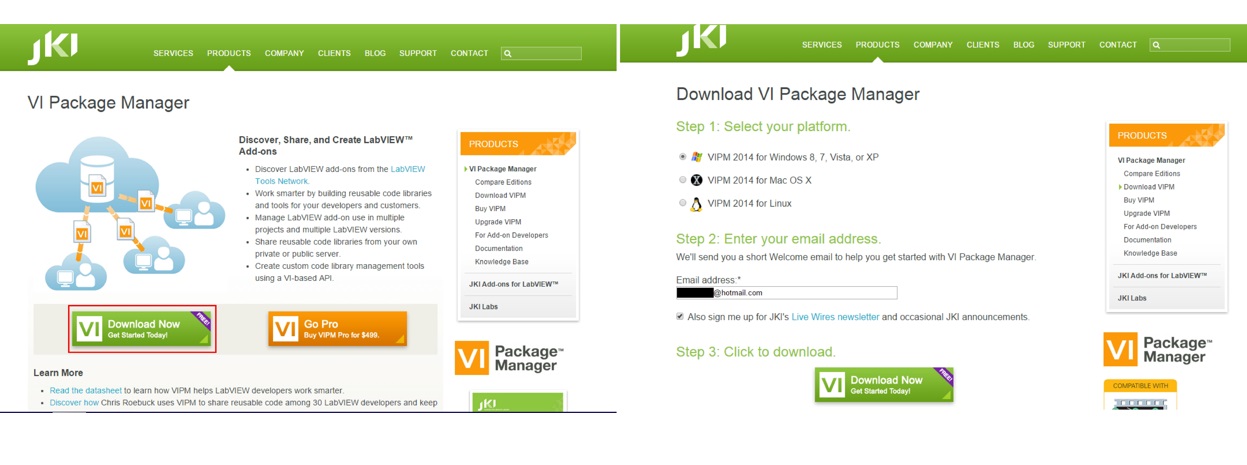 Descarga VI Package Manager